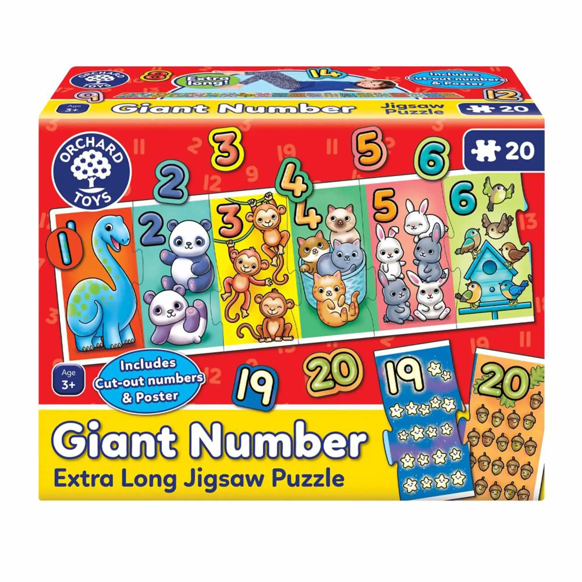 Orchard Toys - Giant Number Extra Long Puzzle