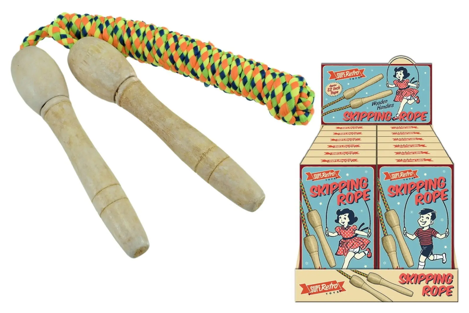 Retro Skipping Rope - Toys & Games
