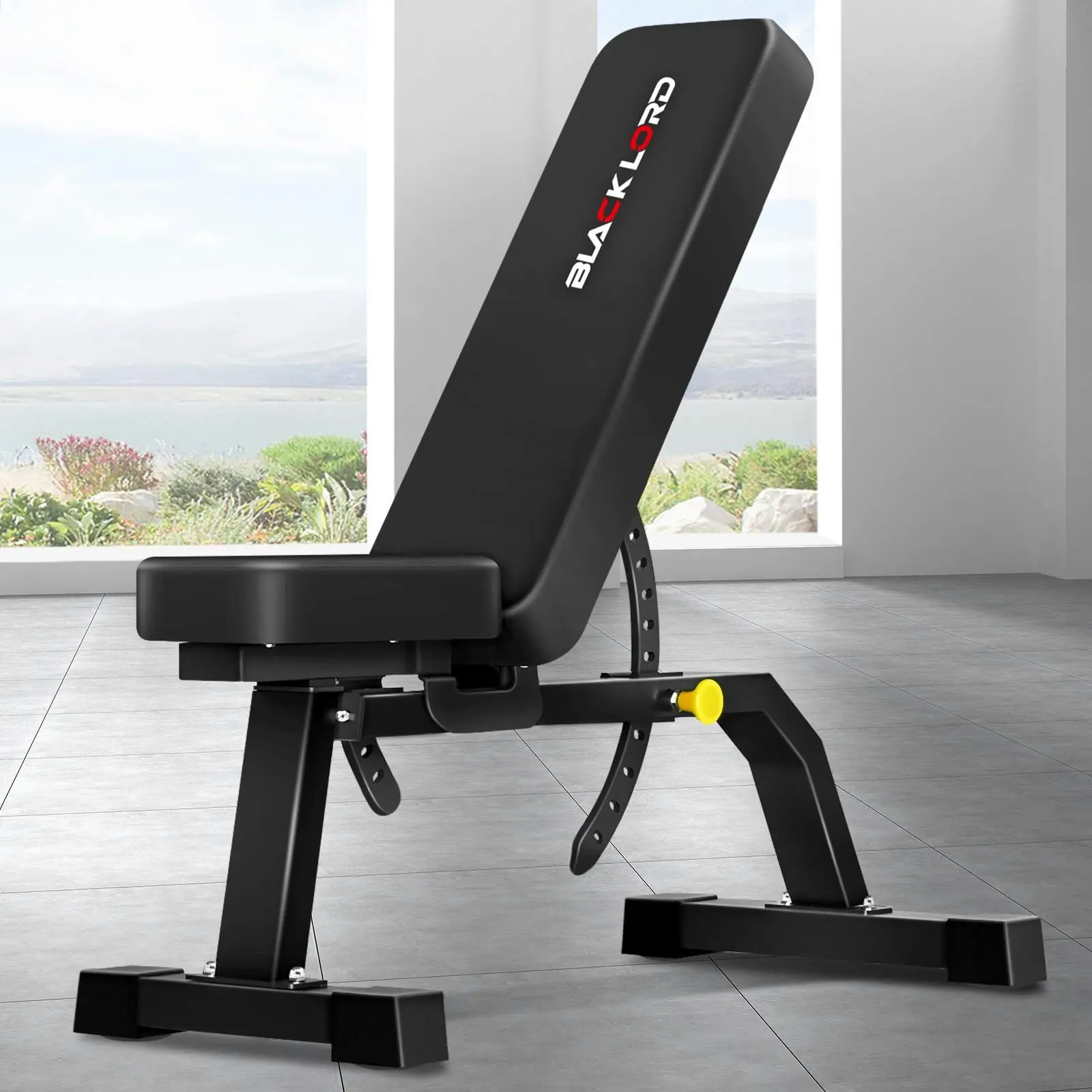 Black Lord Weight Bench Commercial FID Bench Flat Incline Press Fitness Gym - Shred Sale - Up to $400 off