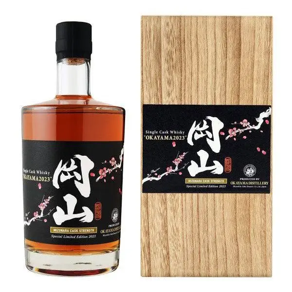 Okayama Mizunara 60% Single Cask Whisky 2023 Limited Edition 700ml - Alcohol