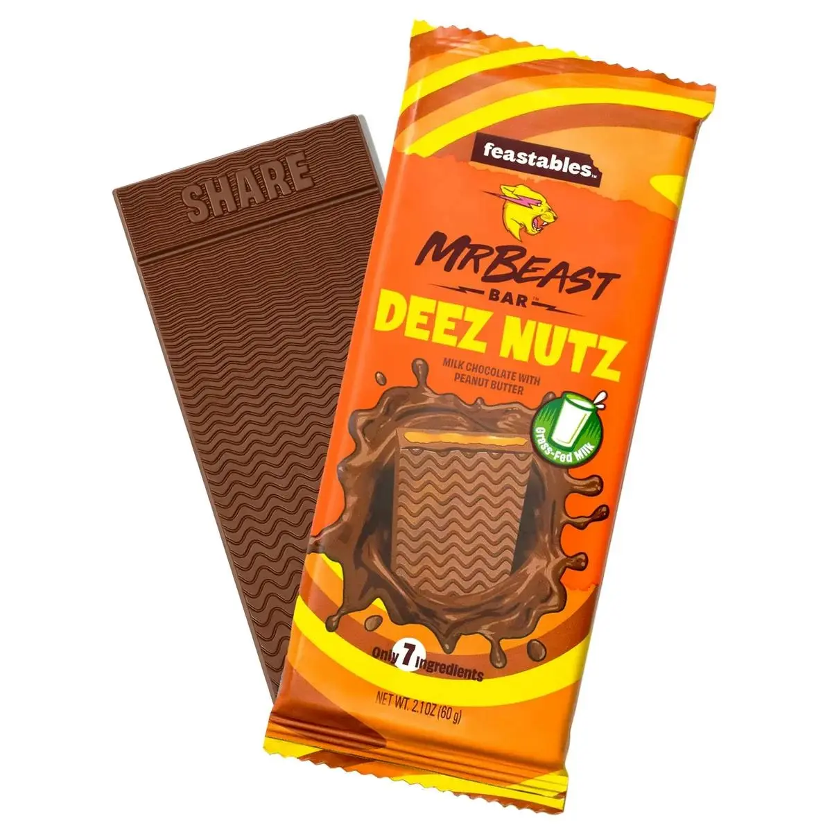 MrBeast Bar Deez Nutz 60g - Groceries
