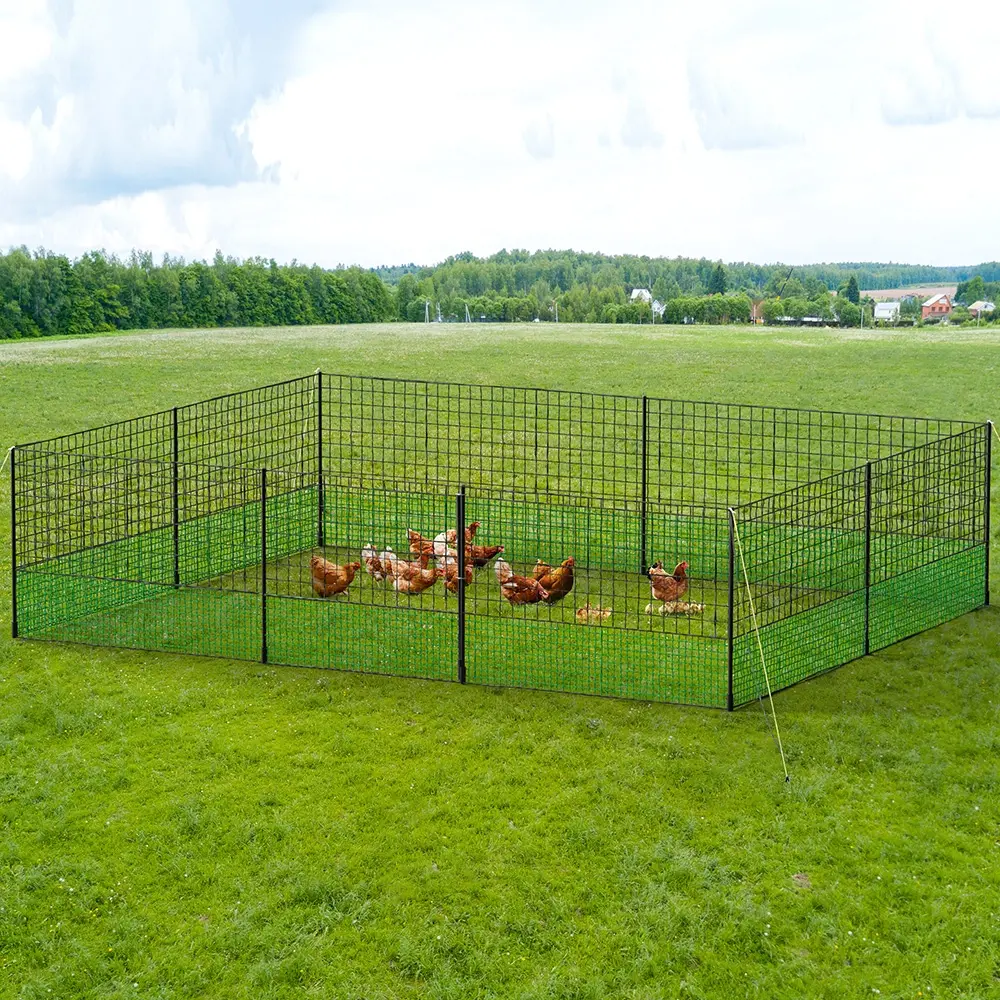 i.Pet Chicken Fence Electric 25Mx125CM Poultry Netting - Pets