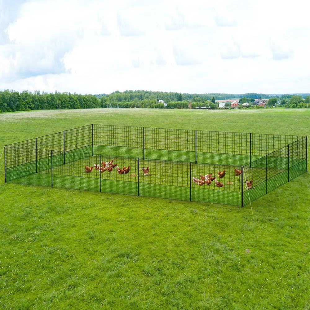 i.Pet Chicken Fence Electric 50Mx125CM Poultry Netting - Pets