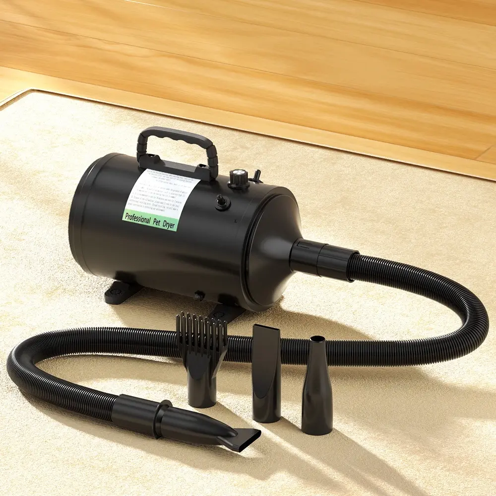 i.Pet Pet Hair Dryer Dog Cat Grooming Speed Blower Hairdryer Heater Low Noise - Pets