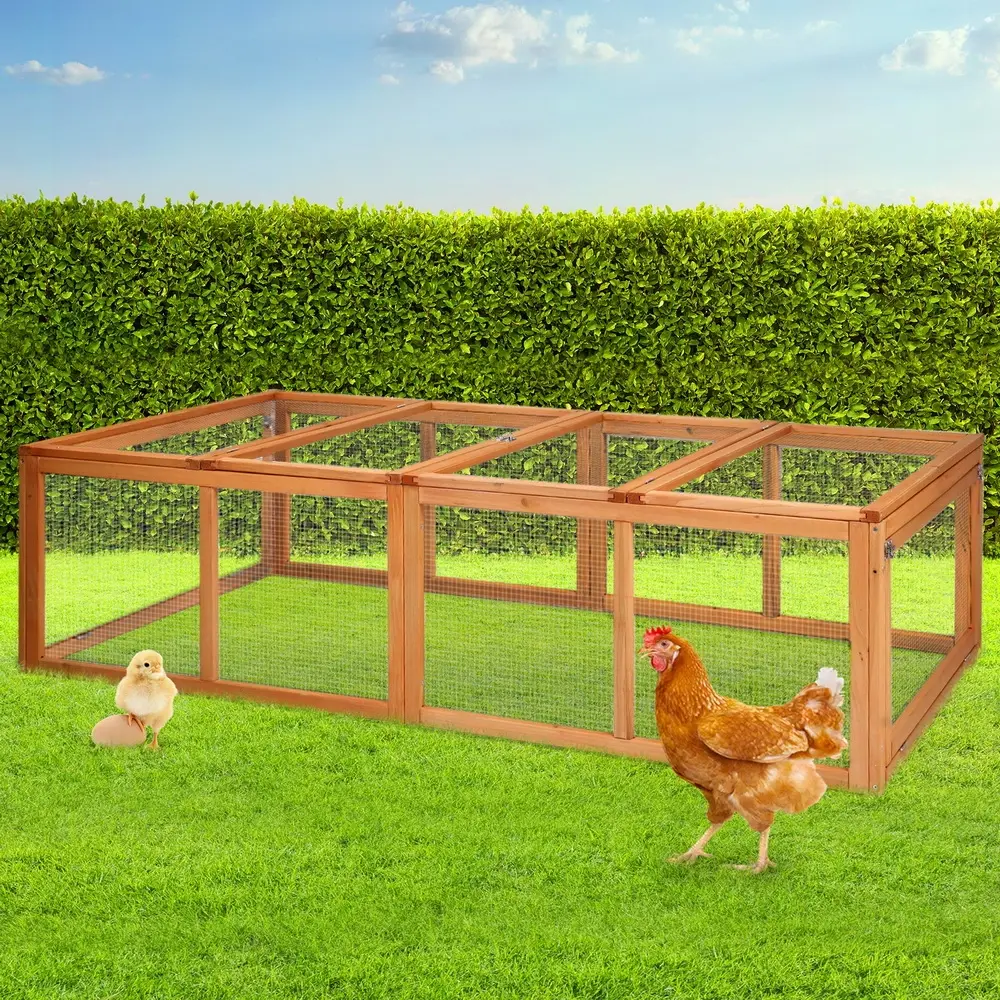 i.Pet Chicken Coop Rabbit Hutch 180cm Extra Large Wooden Chicken House Run XL Hen Cage - Best Sellers From $10