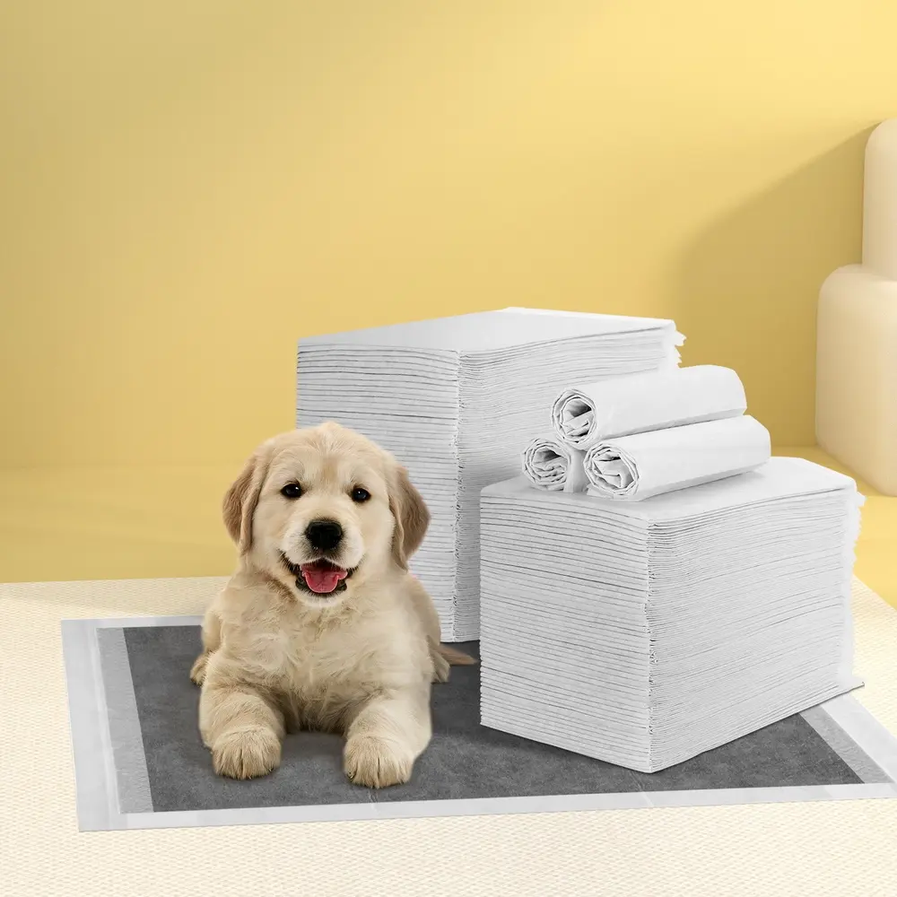 i.Pet Pet Training Pads 400pcs 60x60cm Puppy Dog Toilet Pee Indoor Super Absorbent Grey - Pets