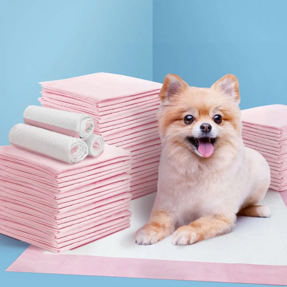 i.Pet Pet Training Pads 200pcs 60x60cm Puppy Dog Toilet Pee Indoor Super Absorbent Pink - Pets