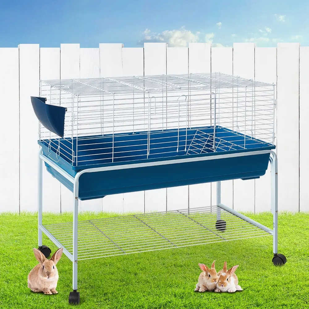 i.Pet Rabbit Cage Hutch 106cm Indoor Enclosure Carrier - Save up to 70% Off Pet Supplies