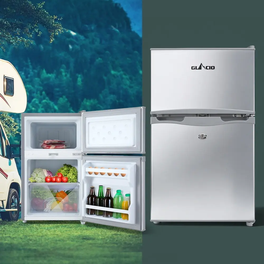 Glacio 65L Portable Fridge Freezer Bar Upright 12V/24V/240V Camping Caravan - Sports & Outdoor