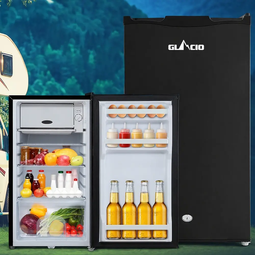 Glacio 95L Portable Fridge Freezer Bar Upright 12V/24V/240V Camping Caravan - Sports & Outdoor