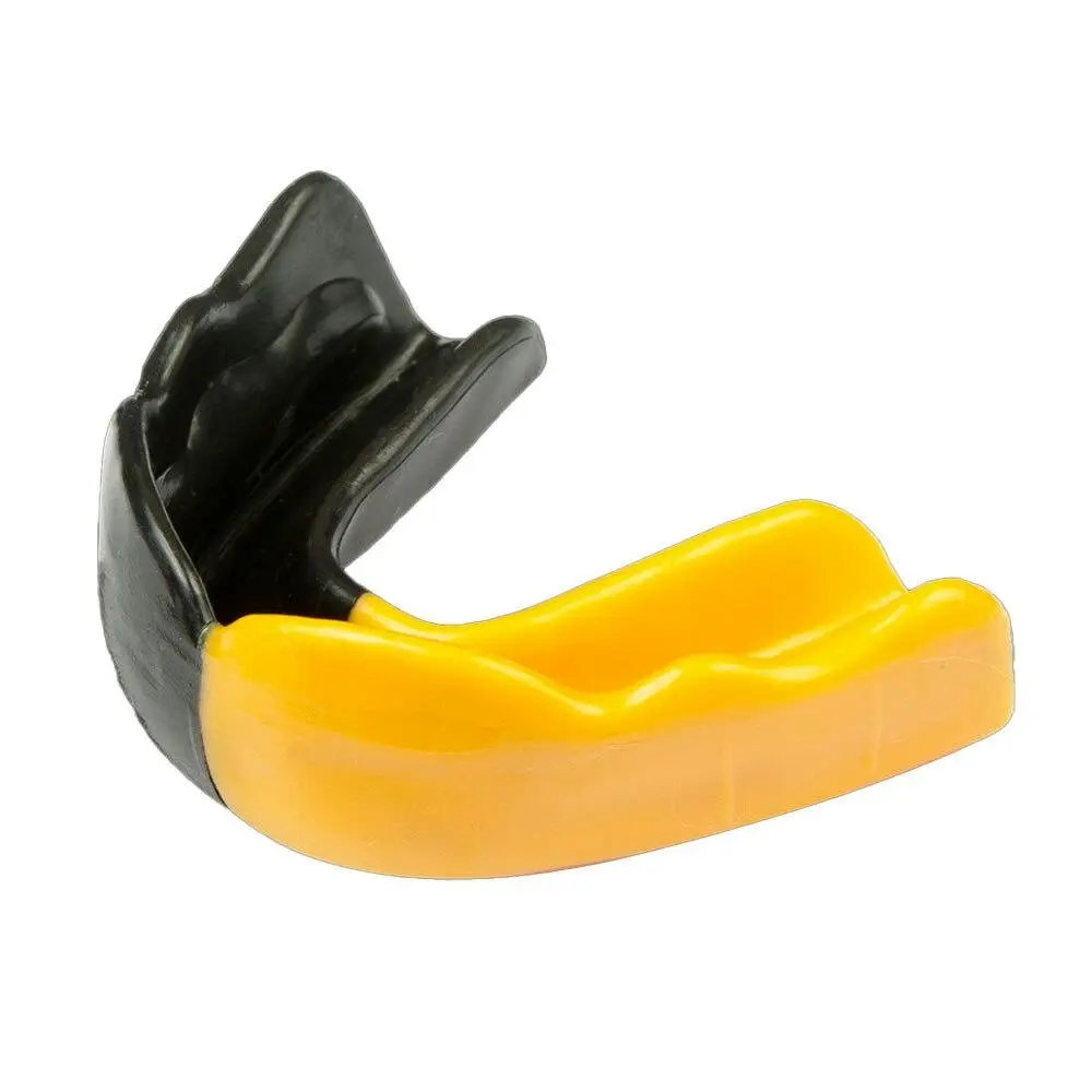 Signature Sports Type 2 Protective Mouthguard Teeth Shield Adults Black/Gold - Sports & Outdoor