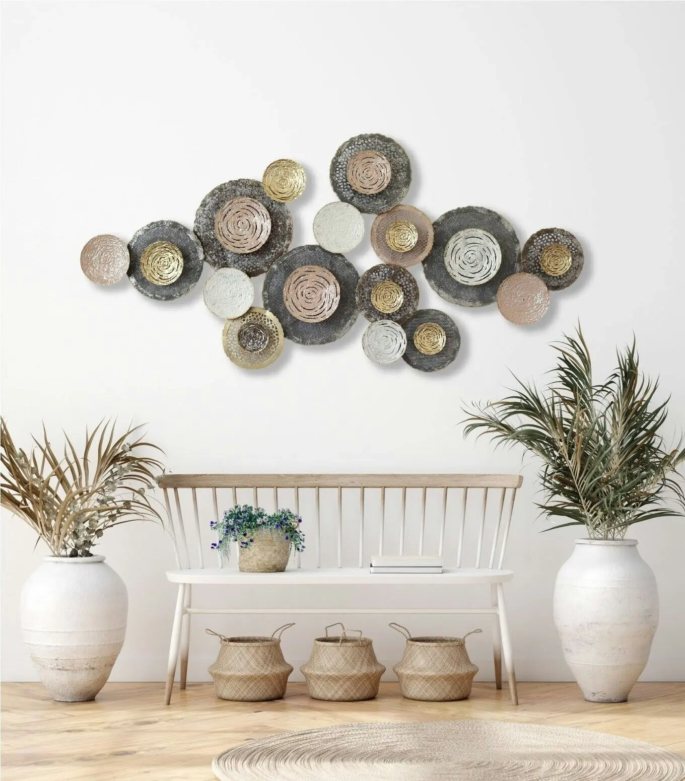 New 160cm Huge Metal Wall Art Wall Decor Wall Sculptures Indoor/Outdoor Wall Art - Home & Garden