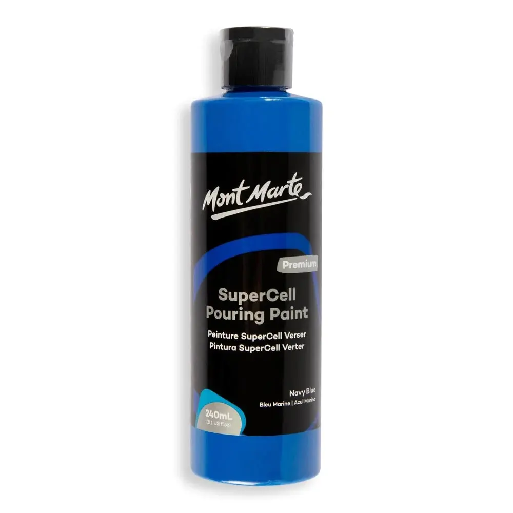 Mont Marte SuperCell Pouring Paint - Navy Blue