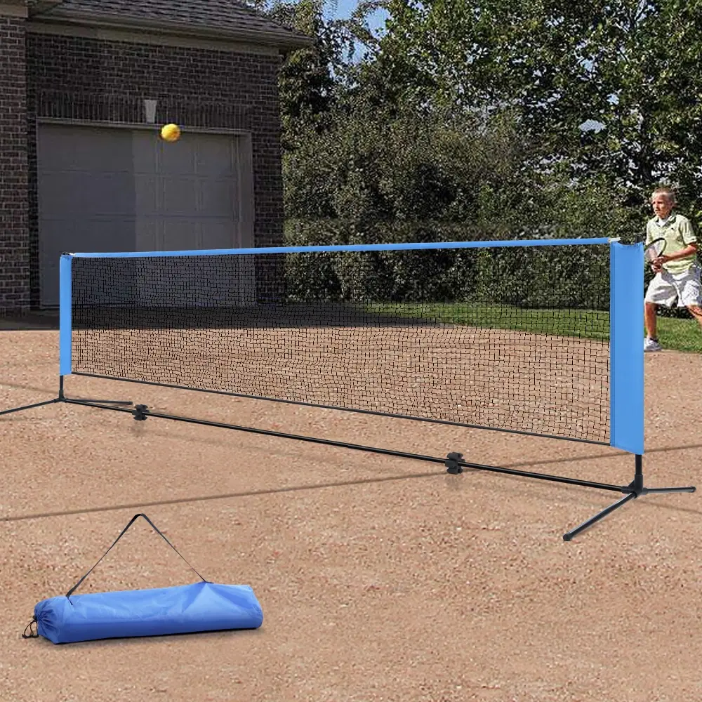 Everfit 4m Badminton Tennis Net Portable Volleyball Kit Adjustable Height - Sports & Outdoor