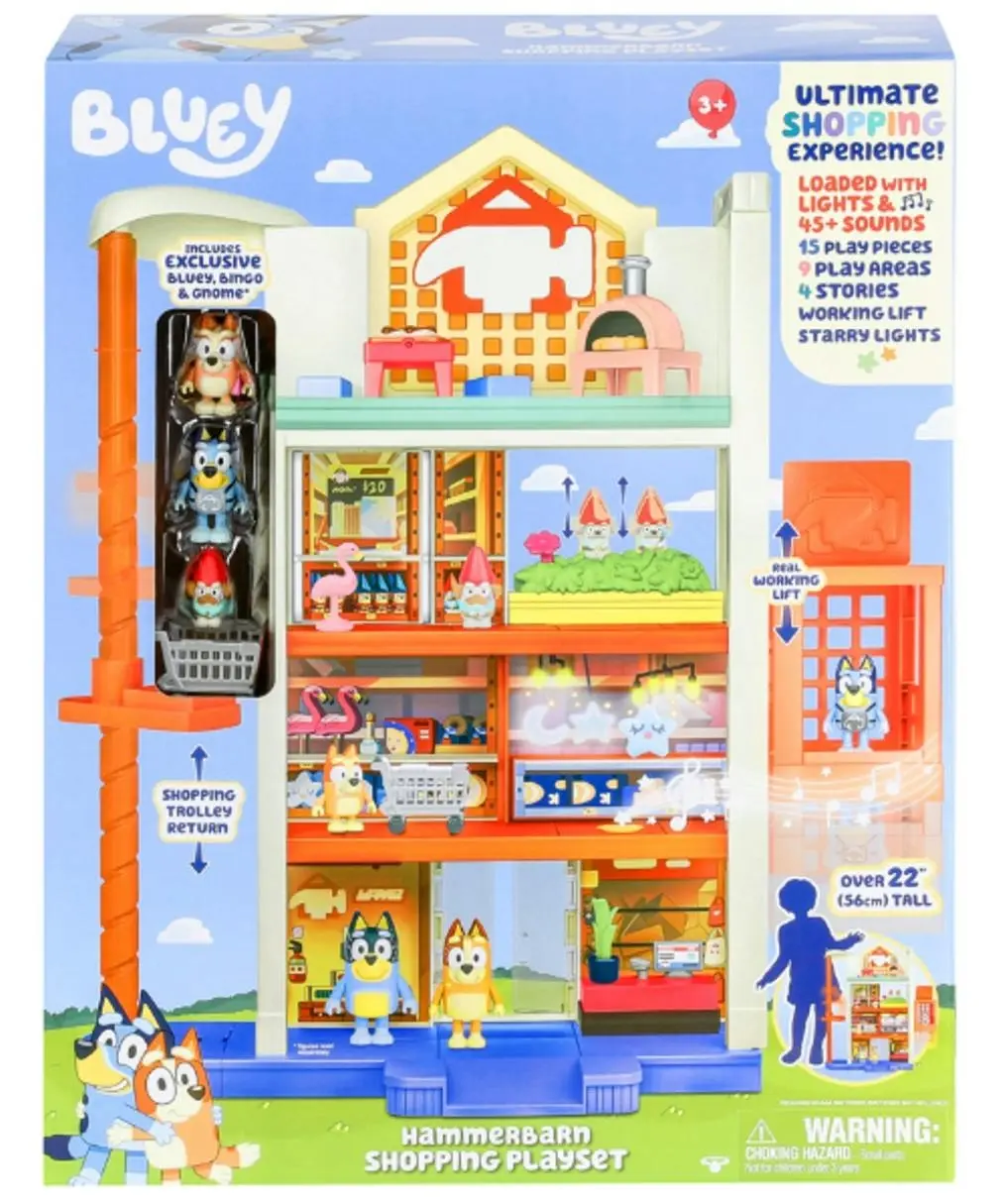 Bluey Hammerbarn Shopping Playset - Toys & Games