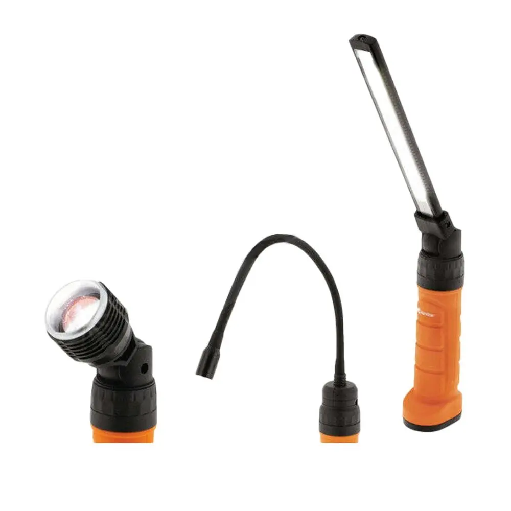 Ignite Rechargeable LED Multi Function Torch Inspection & Flood Lamp Camping - Sports & Outdoor