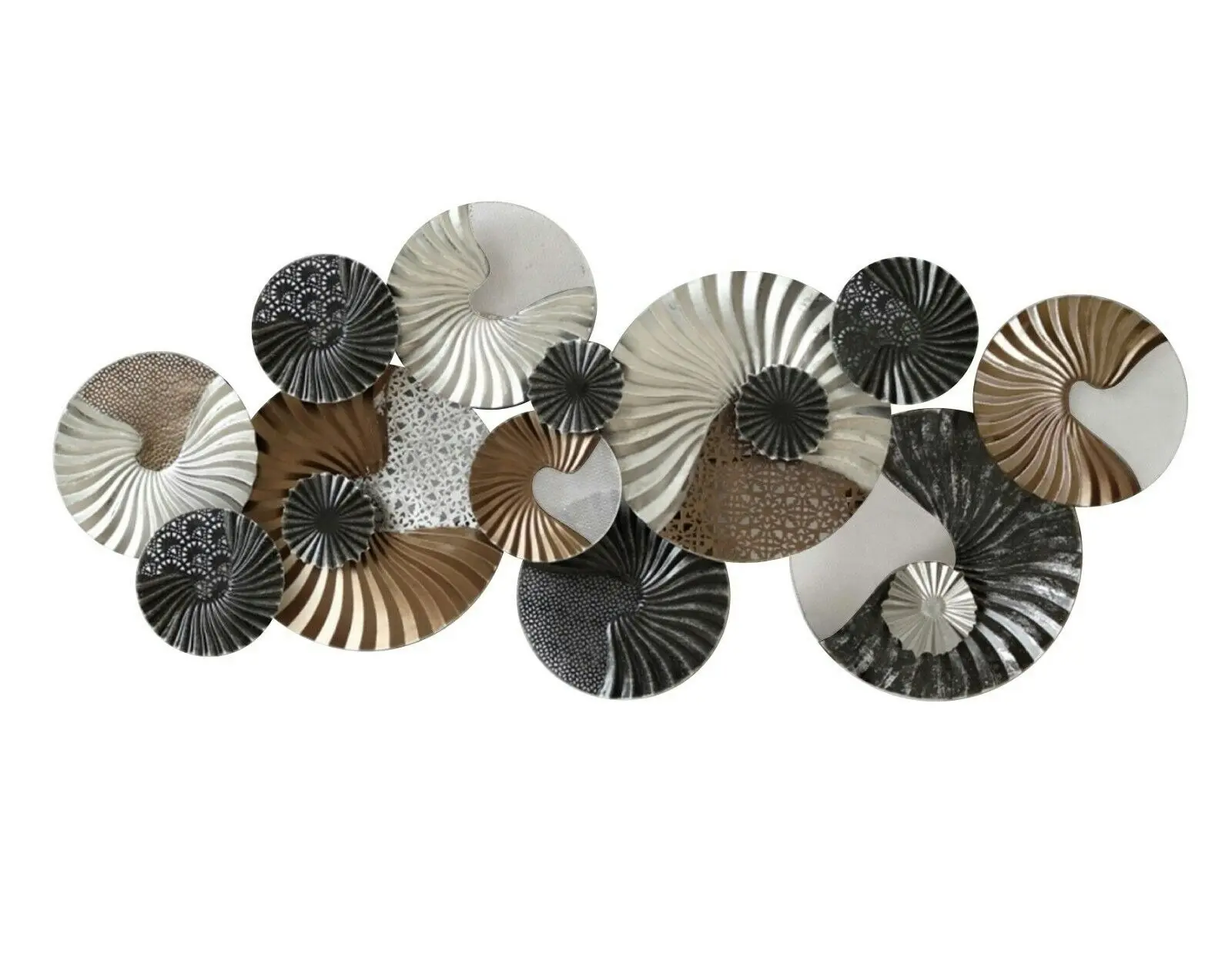 Fin Huge 135Cm Metal Wall Art Hanging Sculpture Home Decor - Home & Garden