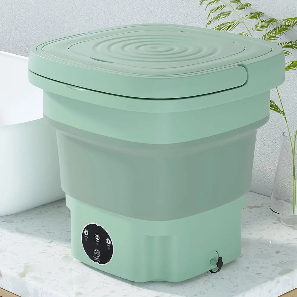 Devanti Portable Washing Machine 8L Green - Sports & Outdoor