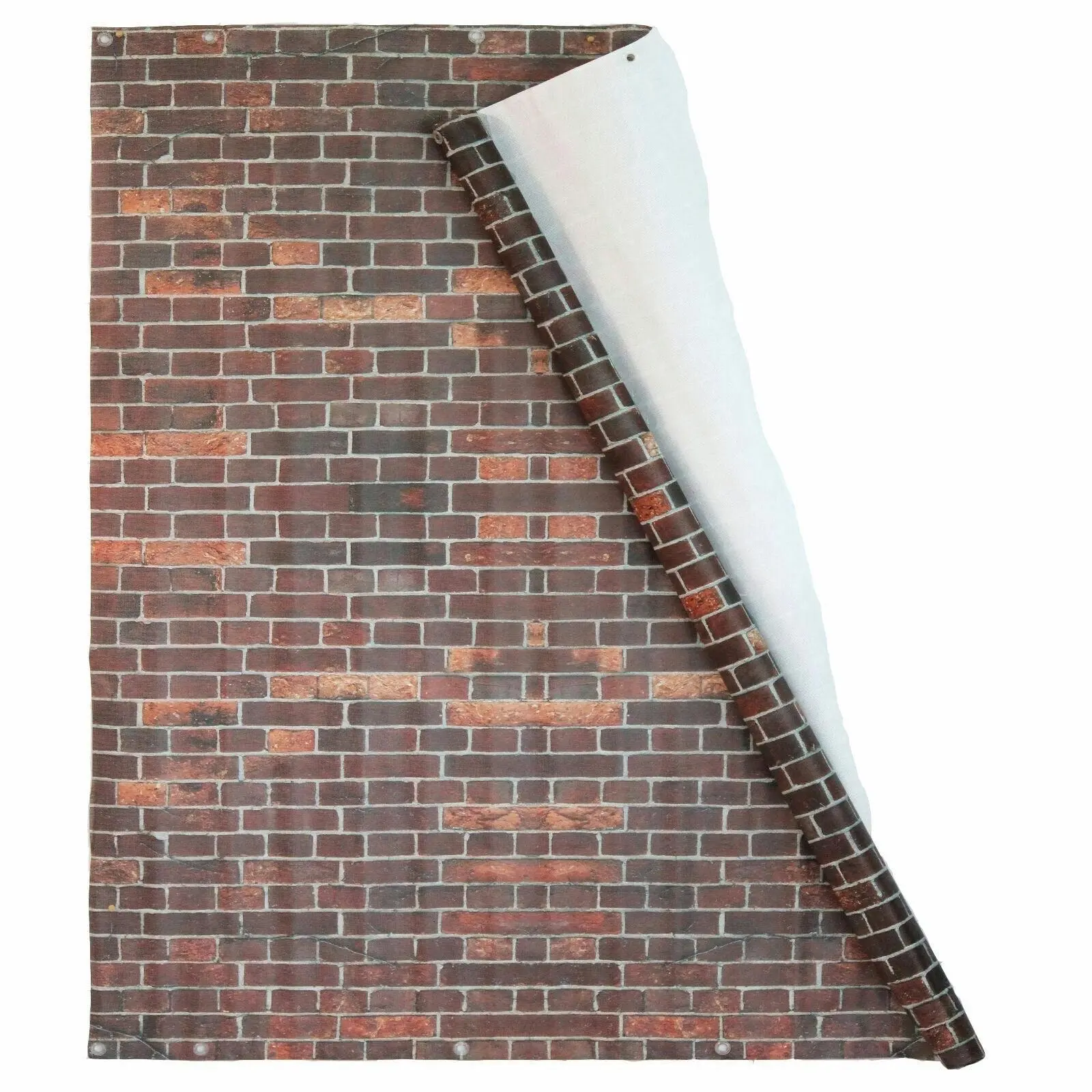 Printed Screen Roll (UV Treated) - Brick 3.1m
