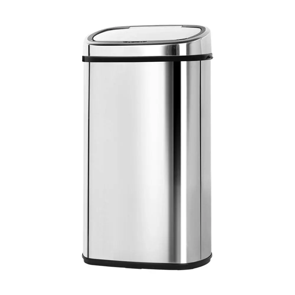 68L Stainless Steel Motion Sensor Rubbish Bin - Home & Garden