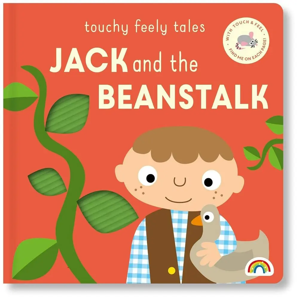 Really Decent Books Touchy Feely Tales Jack & The Beanstalk Kids Book 1y+ - Office