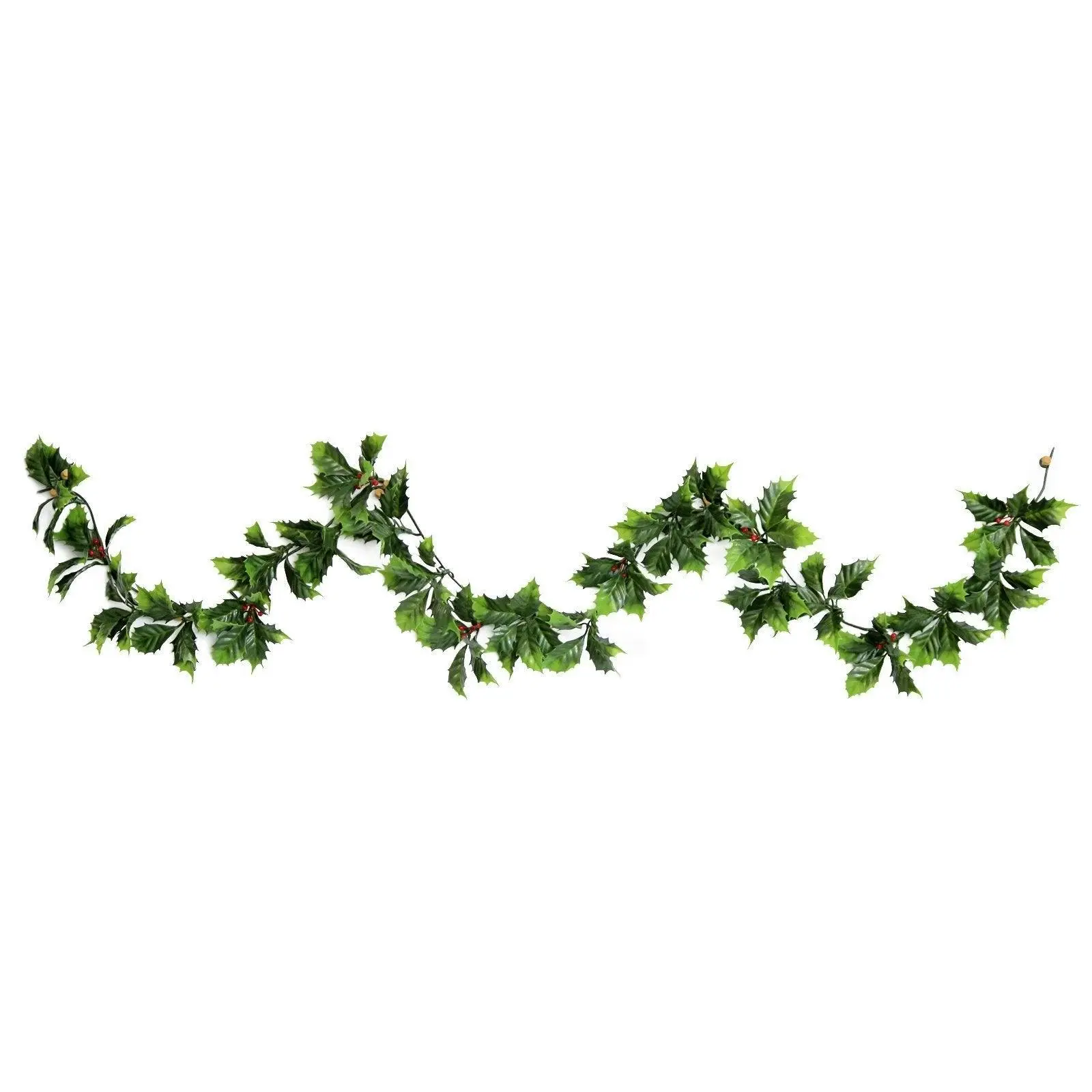 Artificial Holly & Berries Garland (UV Treated) - 250cm