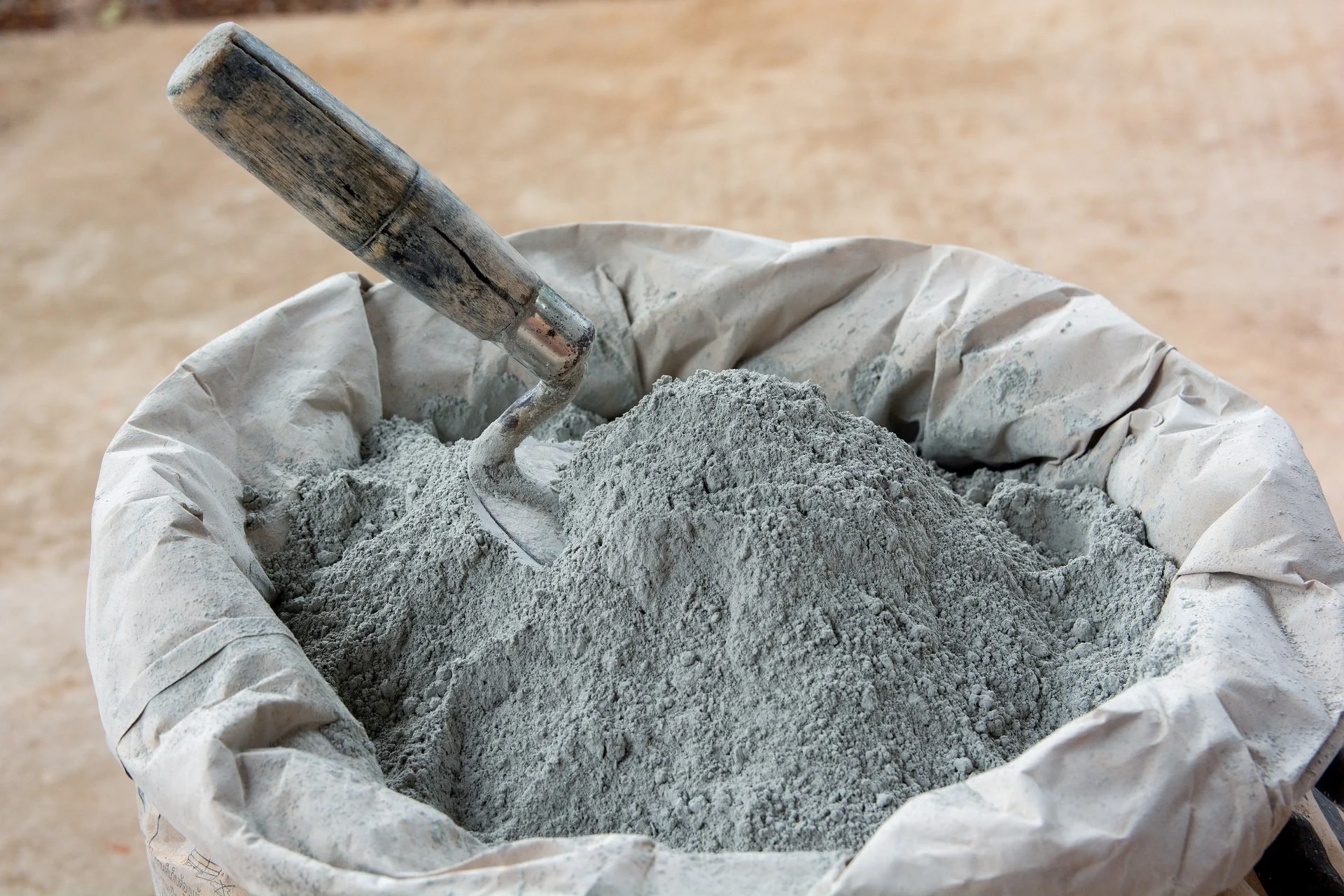 Portland Cement, Gray, Powder, 92.5 lb, Bag - Concrete Products