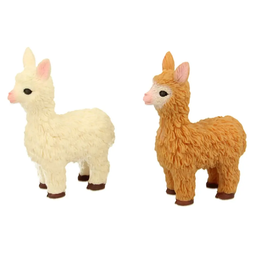 2x Fumfings Novelty Cute Beanie Llama 9cm Stretchy Animal Toys Kids 3y+ Assort - Toys & Games