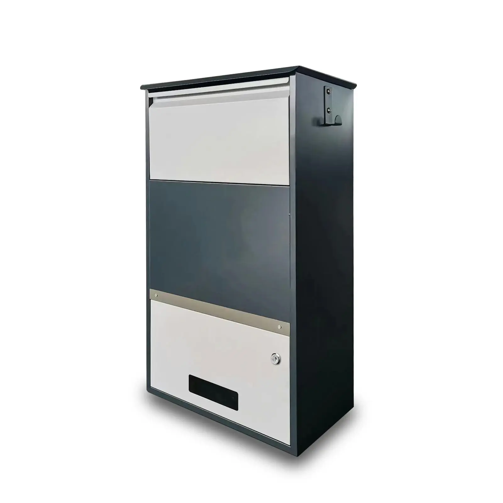 Parcel Letter Box Letterbox Mail Post Mailbox For Packages Freestanding & Wall Mountable - Home & Garden