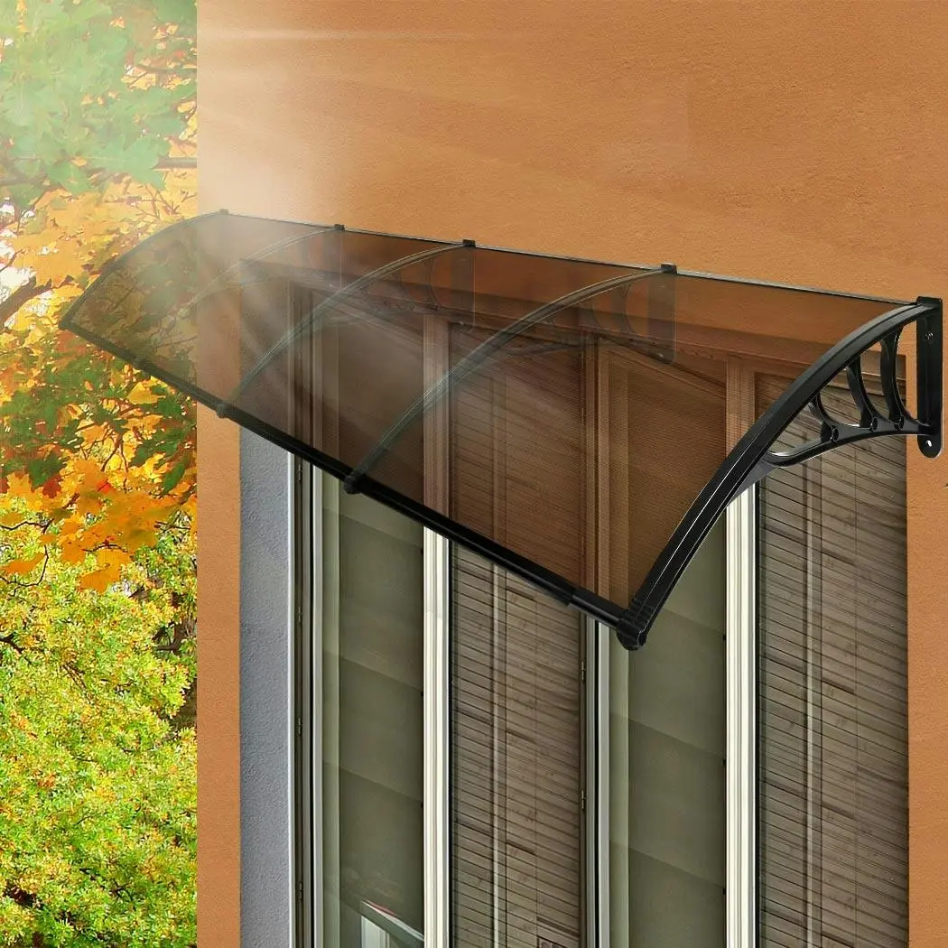Mountview Window Door Awning Canopy Outdoor Patio Sun Shield Rain Cover 1mX4m - Home & Garden