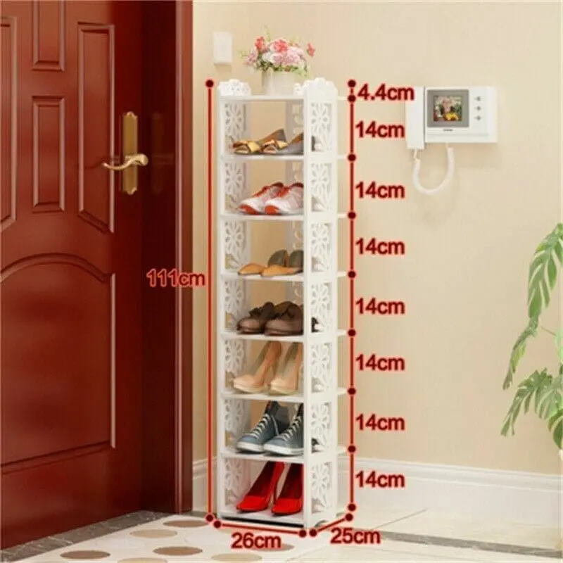 Super Thin 8-Layer Shoe Rack Organizer