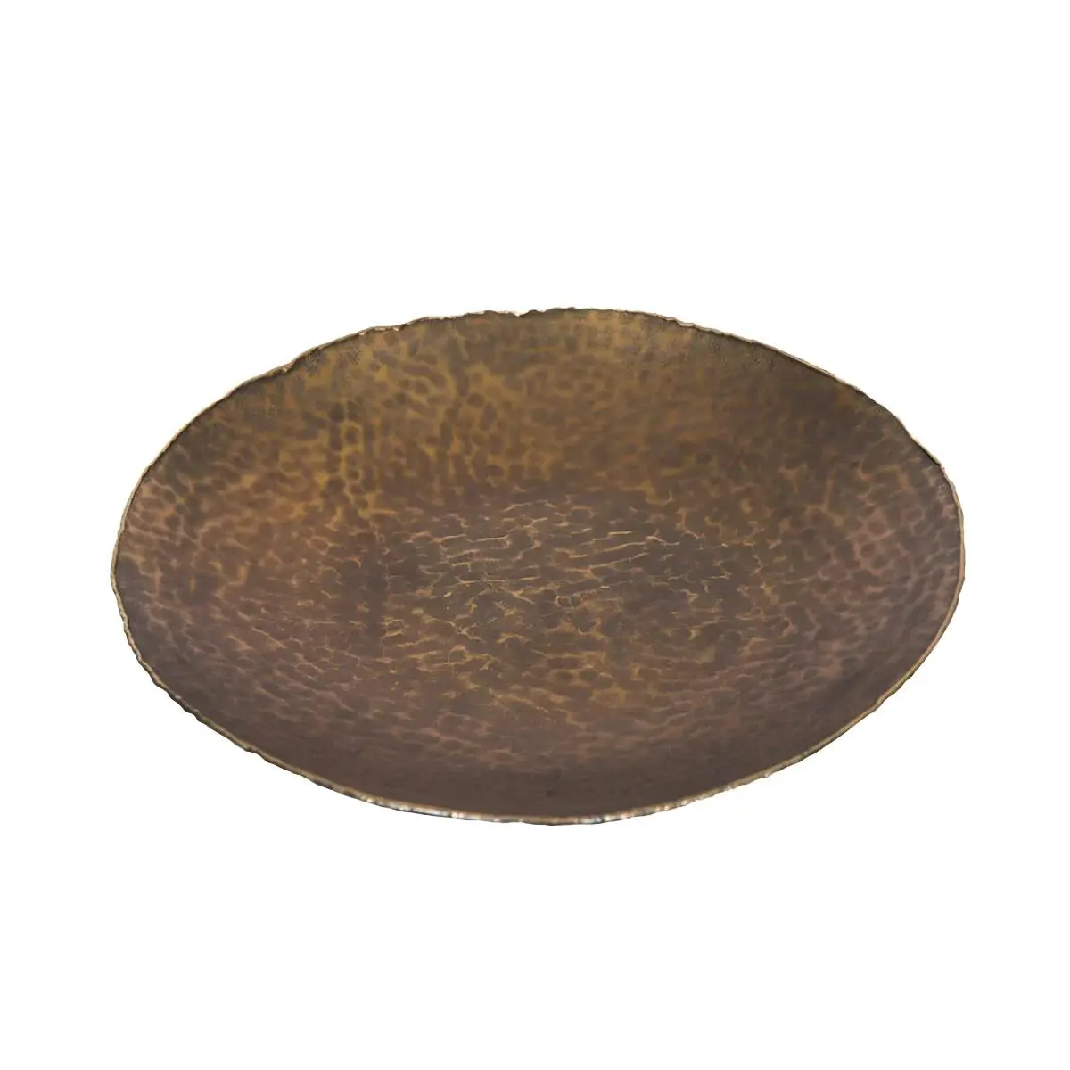 SSH Collection Jason 48cm Wide Decorative Plate - Antique Brass