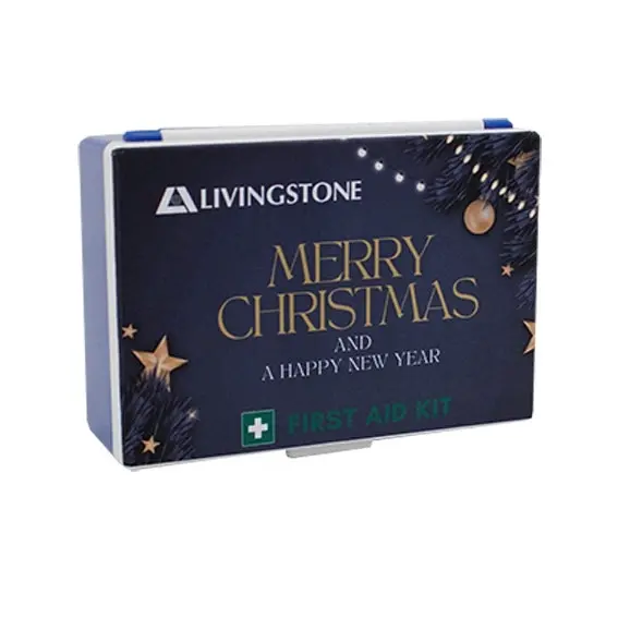 Livingstone Christmas First Aid Kit Complete Set In Recyclable Plastic Case - Health