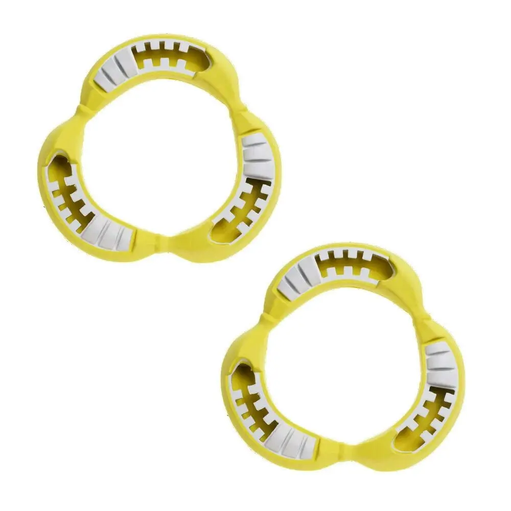 2x Petopia Ultra Tough 14.5cm Rubber Coco Banana Dog Toy Chew Treat Small Yellow - Pets