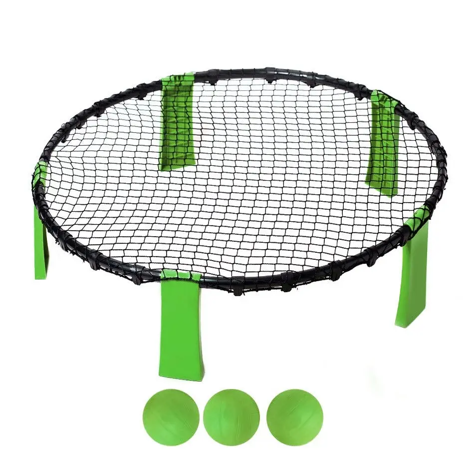 Bouncing Ball Game Beach/Lawn Volleyball Outdoor Sports Round Bouncer NetToy - Sports & Outdoor