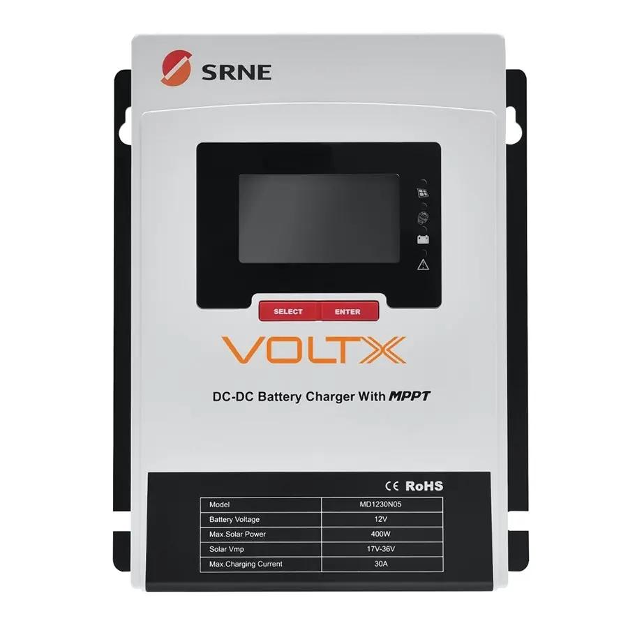 VoltX MPPT DC to DC Lithium Battery Charger 12V 30A - Electronics