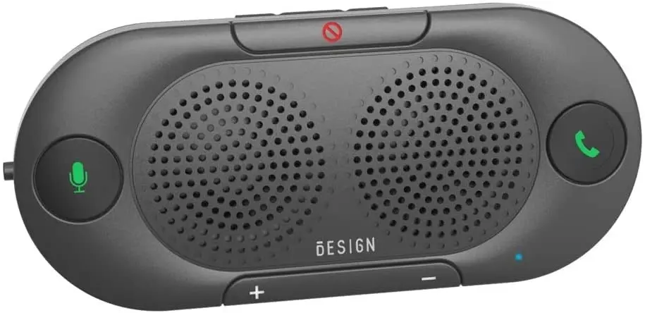 Besign BK06 Bluetooth 5.0 in Car Speakerphone with Visor Clip, Wireless Car Kit for Handsfree Talking, Motion Auto On, Siri Google Assistant Support, - Automotive