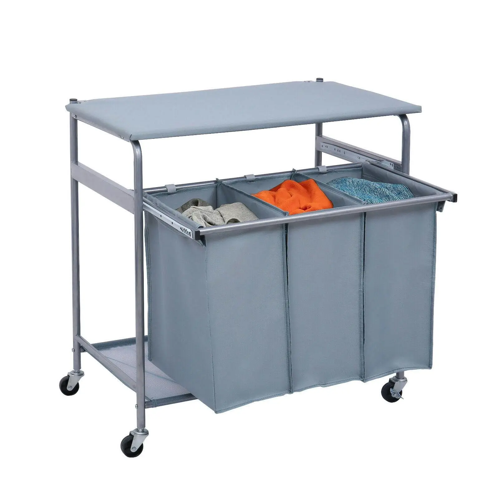 Laundry Organizer with 3 Compartments - Home & Garden