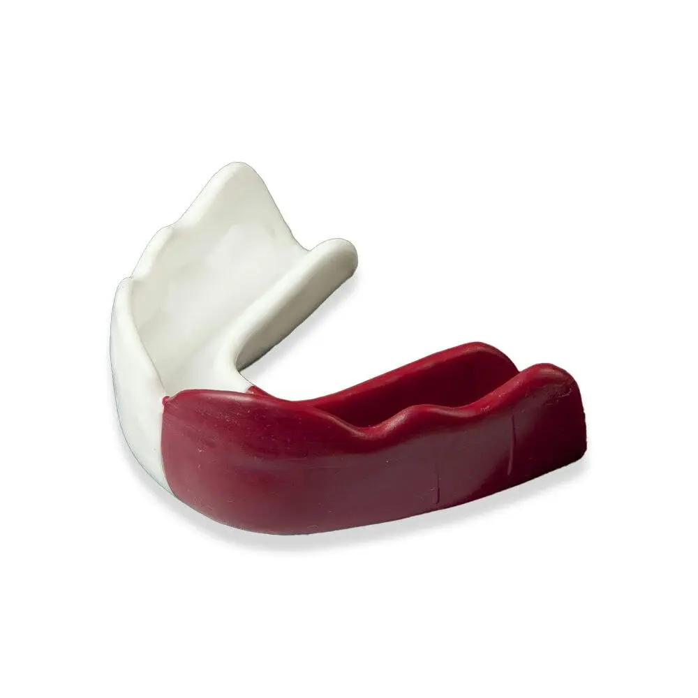 Signature Sports Type 2 Protective Mouthguard Teeth Shield Teen Maroon/White - Sports & Outdoor