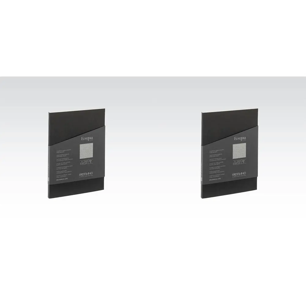 2x Fabriano Ecoqua Plus Vino Lines Glued A4 Notebook Home School Stationary - Office