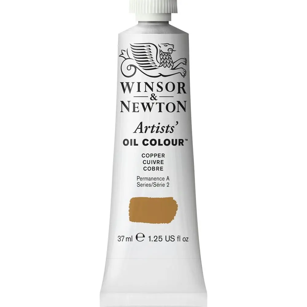 Winsor & Newton Artists Oil Colour 37ml Art/Craft Paint Tube Copper Series 2 - Hobbies