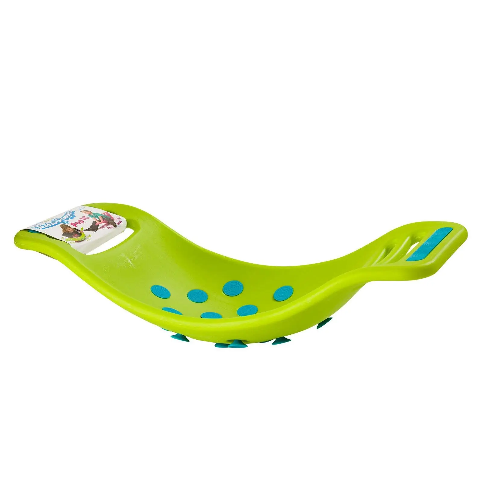 Fat Brain Toy Co. 71cm Teeter Popper Kids Balance Toy/Rocking Seat 3y+ Green - Toys & Games