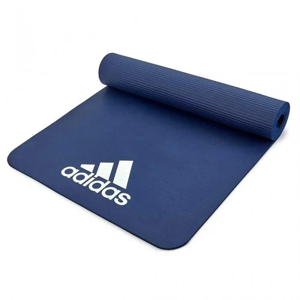 Adidas 7mm Training/Fitness Gym/Home Padded/Rollable/Lightweight Travel Mat BL - Sports & Outdoor