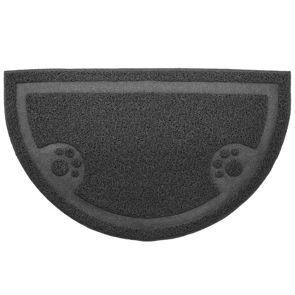 Paws & Claws 60cm Pet Dog Food Mat Non Slip Rubber Pad for Feeding Bowl Assorted - Pets