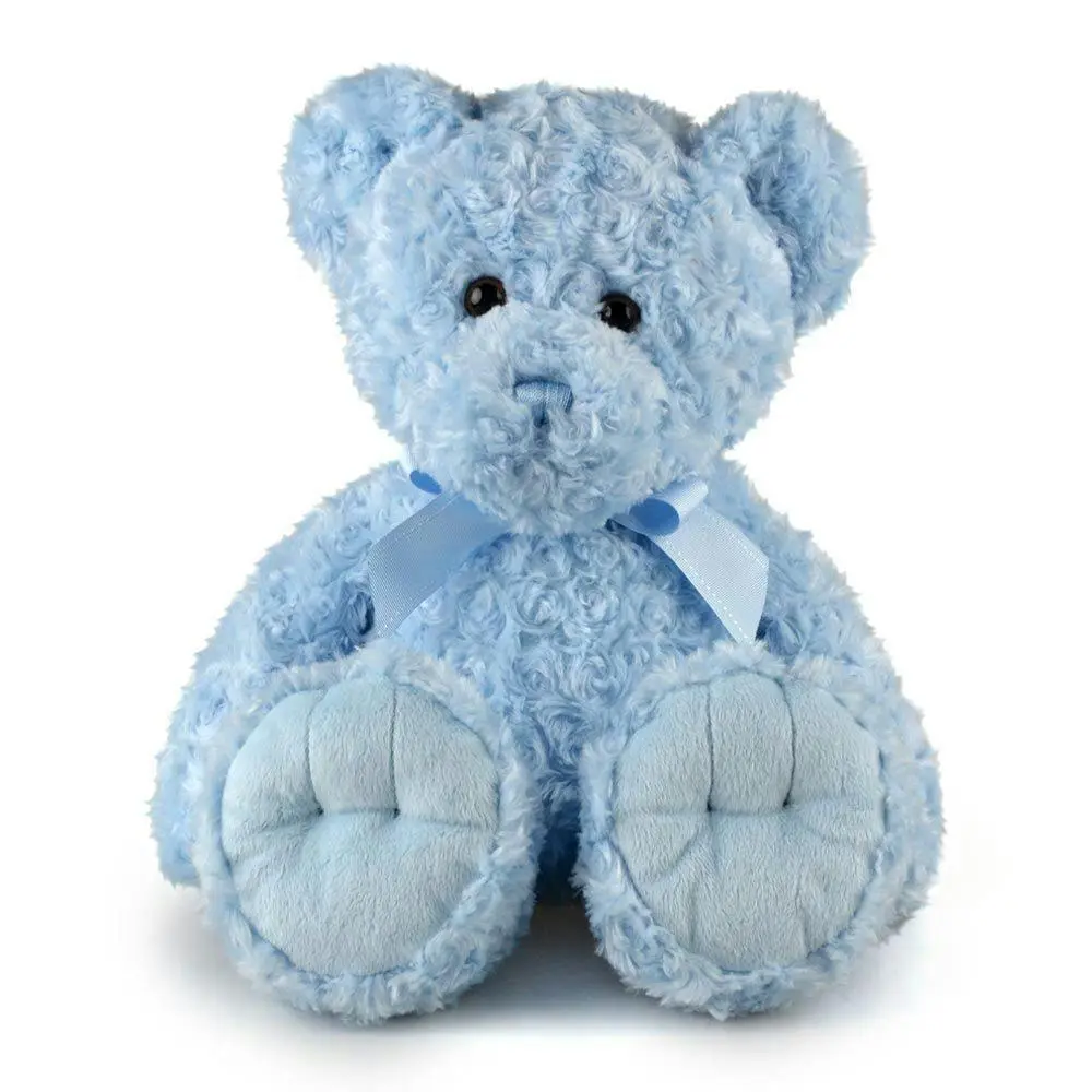 Korimco 35cm Max Bear Soft Animal Plush Stuffed Toy Kids/Children 3y+ Blue - Toys & Games