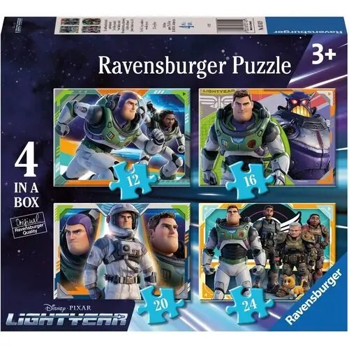 12/16/20/24pc Buzz Lightyear 4-in-a-Box Jigsaw Puzzle
