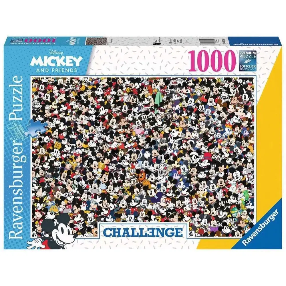 1000pc Challenge Mickey Puzzle - Toys & Games
