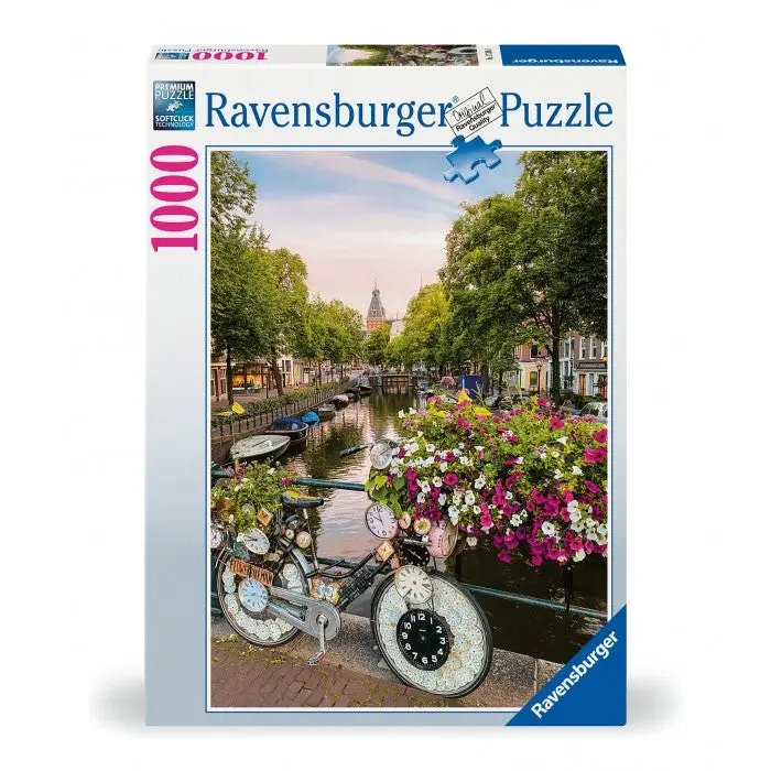 1000pc Bicycle Amsterdam Puzzle - Toys & Games