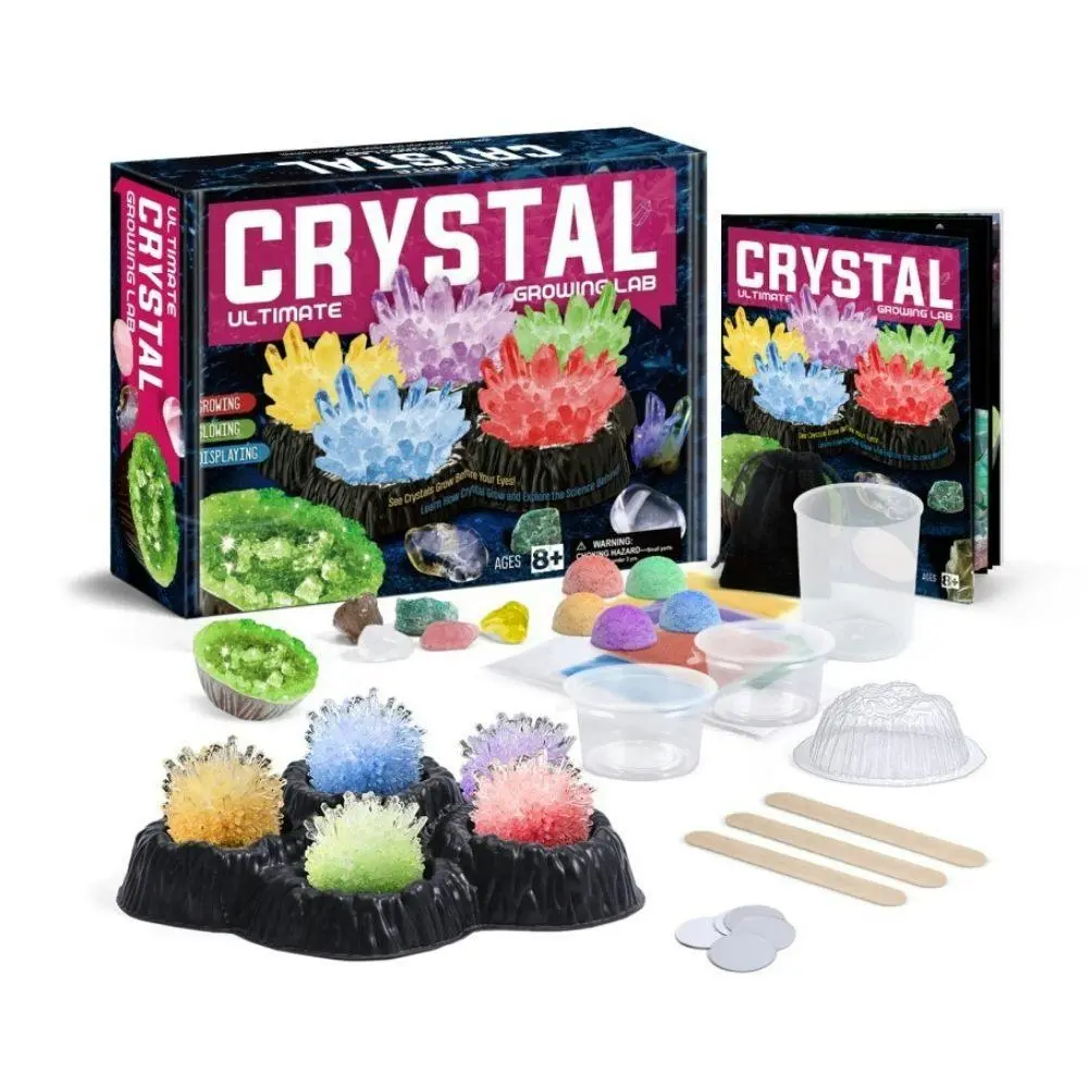 Kaper Kidz Ultimate Crystal Growing Lab Kids/Childrens Science Kit 8y+ - Toys & Games