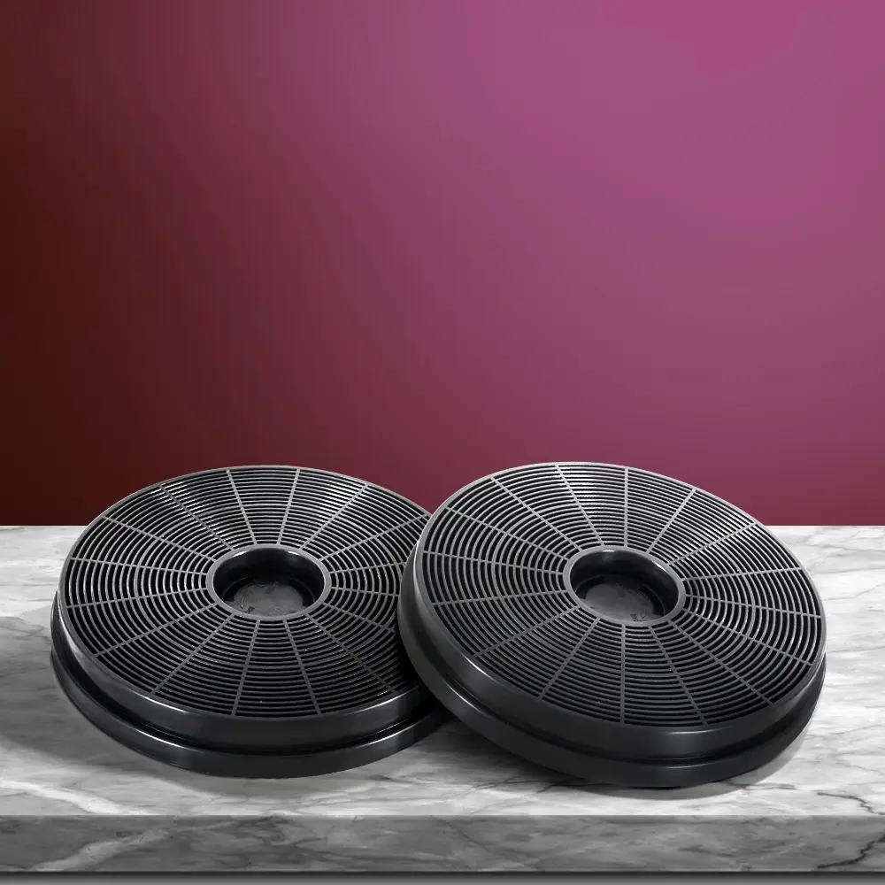 Devanti 17cm Range Hood Carbon Charcoal Filters Replacement X2 - Home & Garden